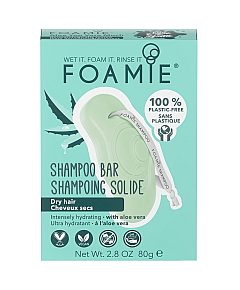 Foamie Aloe You Vera Much - Твердый шампунь для сухих волос 80 г